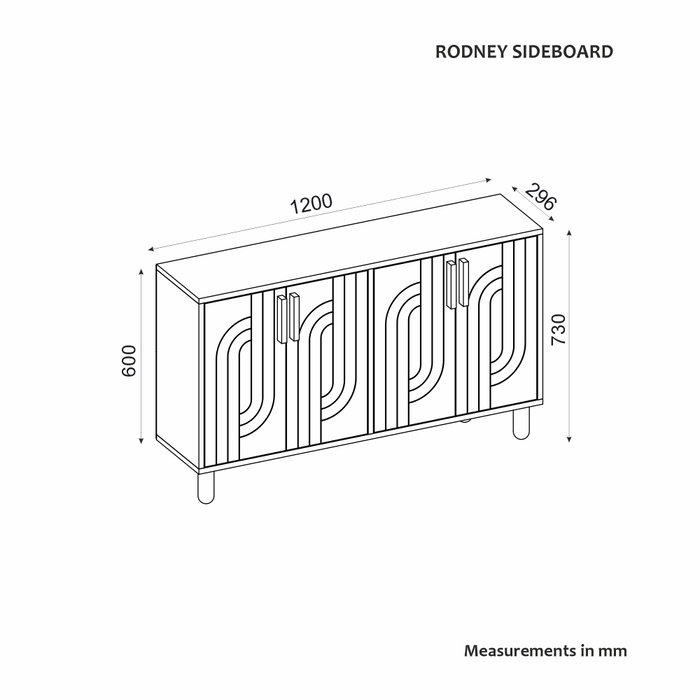 Hanah Home Rodney - Traverten Consola